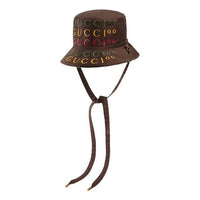 Gucci 100 Reversible Bucket Hat 'Brown' 6799934HAME2584