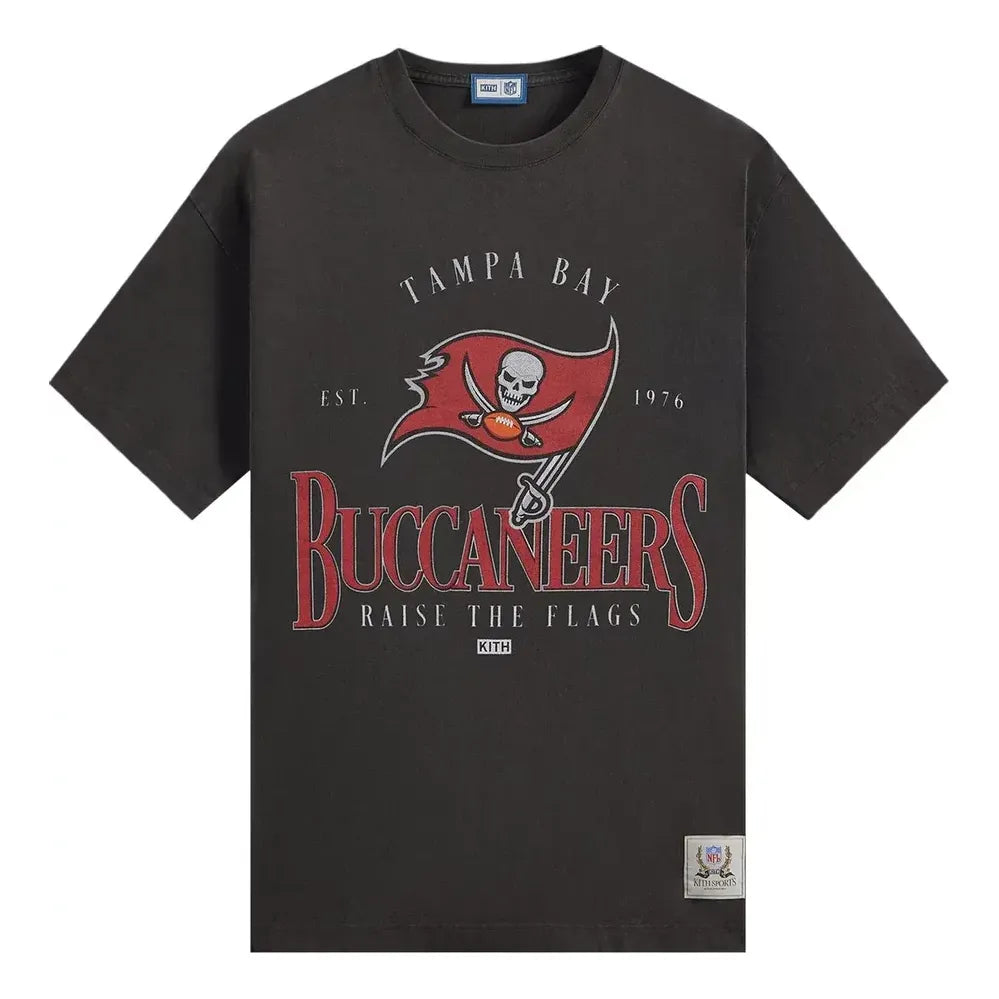 KITH x NFL FW23 Buccaneers Vintage T-Shirt 'Black' KHM031581-001