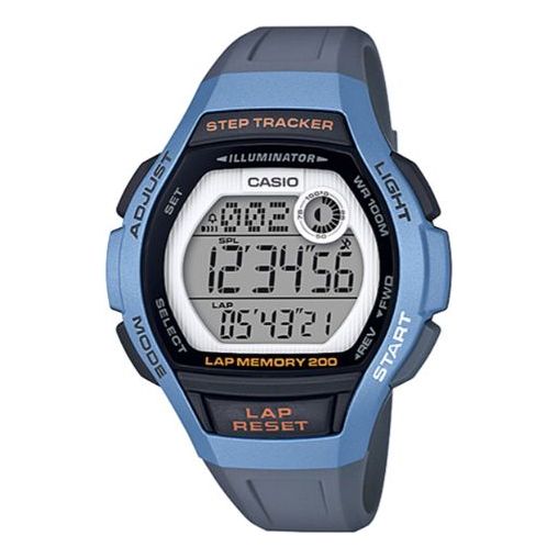 CASIO Waterproof Sports Shockproof Blue Digital LWS-2000H-2A