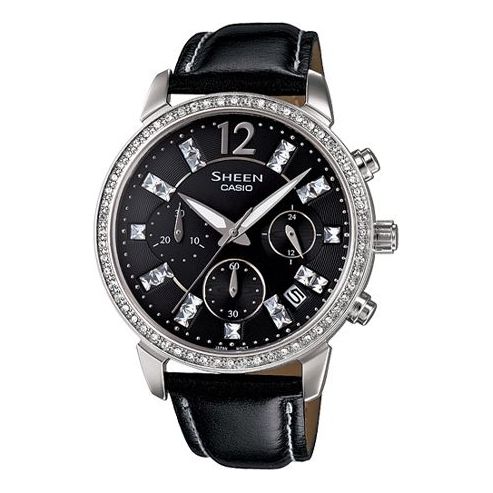 CASIO Waterproofes Black Analog SHE-5025BL-1ADR