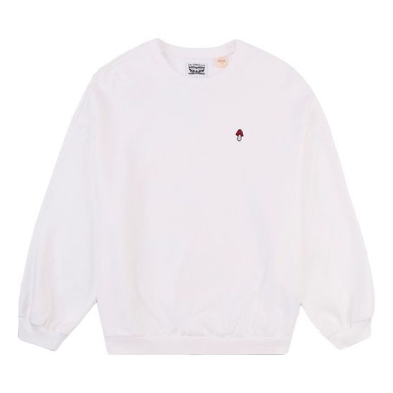 (WMNS) Levi's Embroidered T-Shirt 'White' 34462-0001