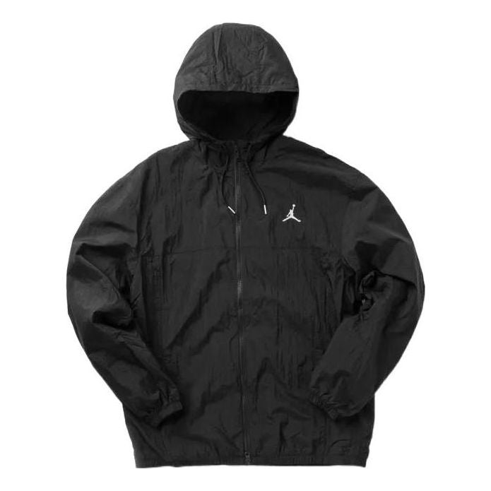 Air Jordan DNA Solid Color Logo Sports Hooded Jacket Black DJ0252-010