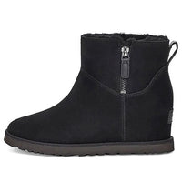(WMNS) UGG Classic Femme Zip Mini Snow Boots Black 1117535-BLK
