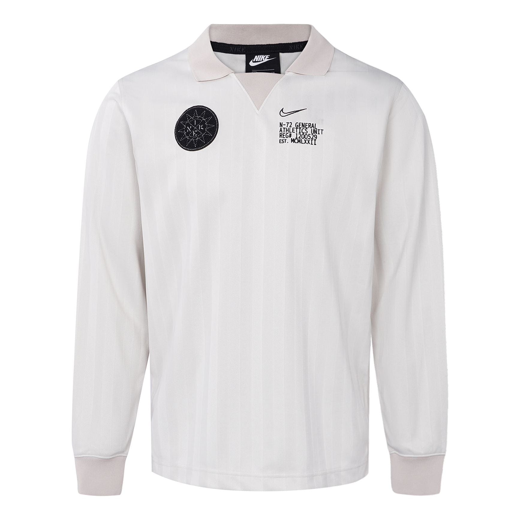 Nike Long Sleeves Collar Tee 'Cream Beige Oregon' CK1929-072