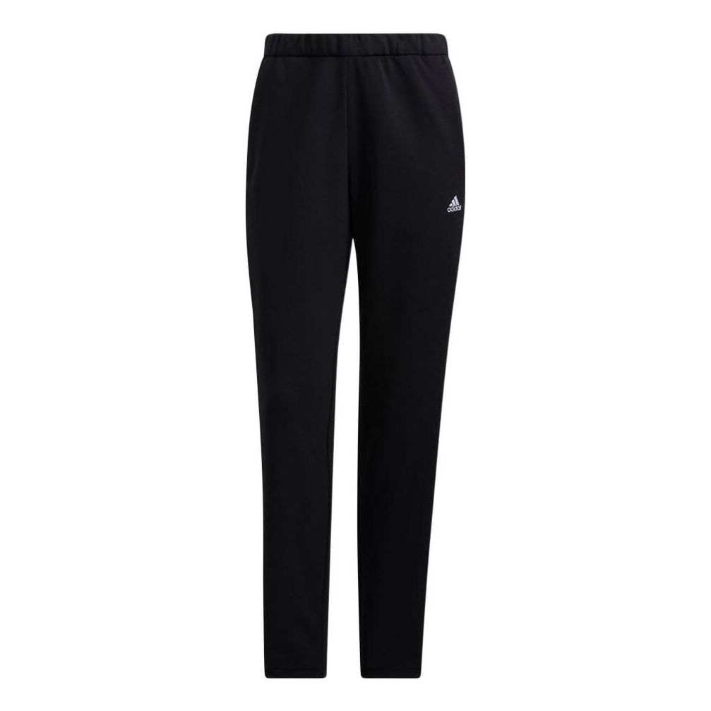 (WMNS) adidas 3-Stripes Doubleknit Track Pants Asia Sizing 'Black' H29510
