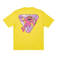 PALACE x M-Zone Crossover Small Tri-Ferg Pattern Cartoon Short Sleeve Unisex Yellow P20TS218
