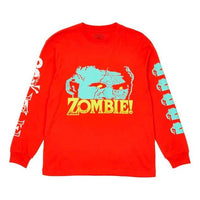 PALACE Zombie Longsleeve Red Alphabet Cartoon Pattern Round Neck Pullover Unisex P20LS006