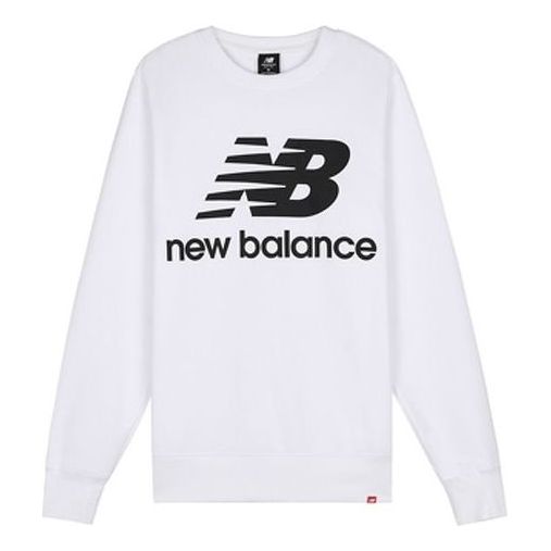 New Balance Essentials Sweatshirt Asia Sizing 'White' AMT03560-WT