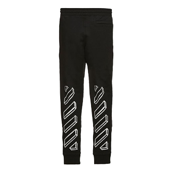 Off-White 3D Graphic Tapered Track Diag Marker Arrows Pants Black/White OMCH008E181920241001