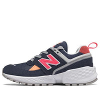 New Balance 574 K Shoes Navy 'Blue Pink' PS574SN