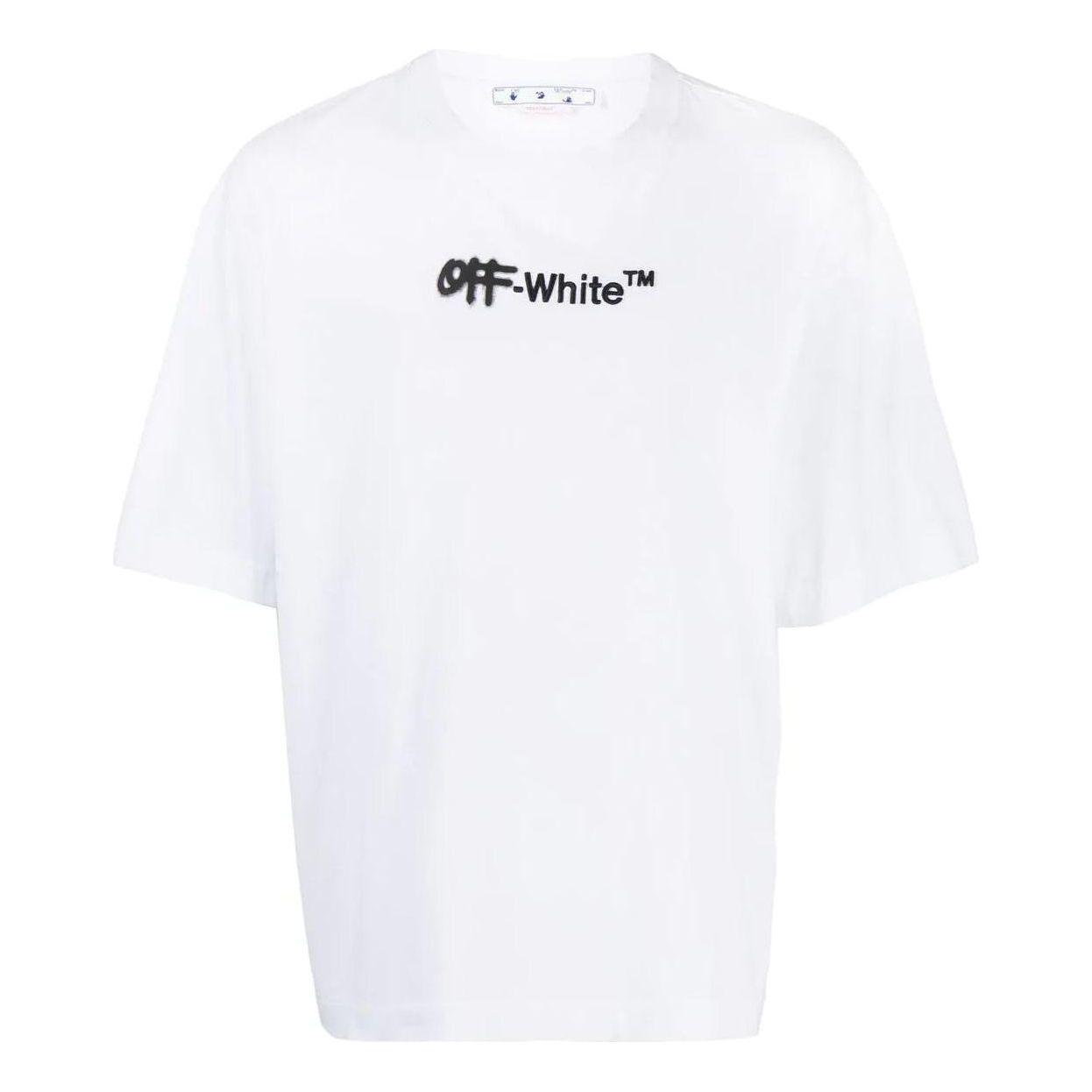 Off-White Spray Paint Logo Tee OMAA120F22JER0022011