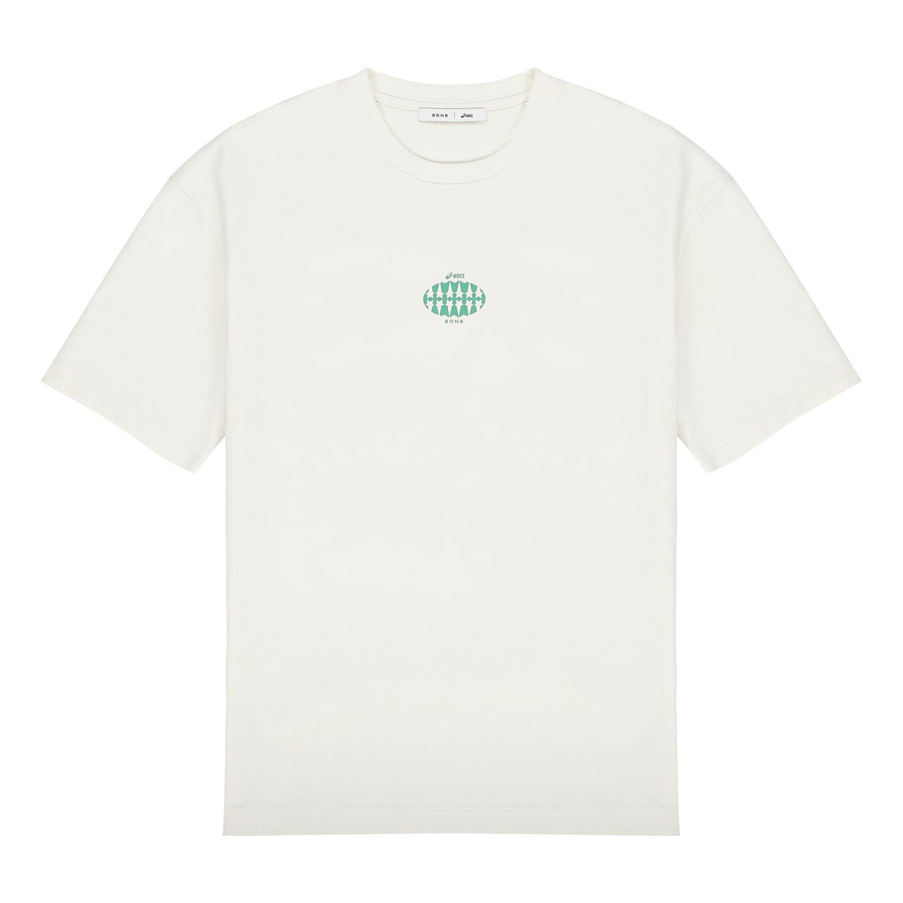 ASICS x 8ON8 Crossover Logo Sports Loose Round Neck Short Sleeve Couple Style White 2203A122-200