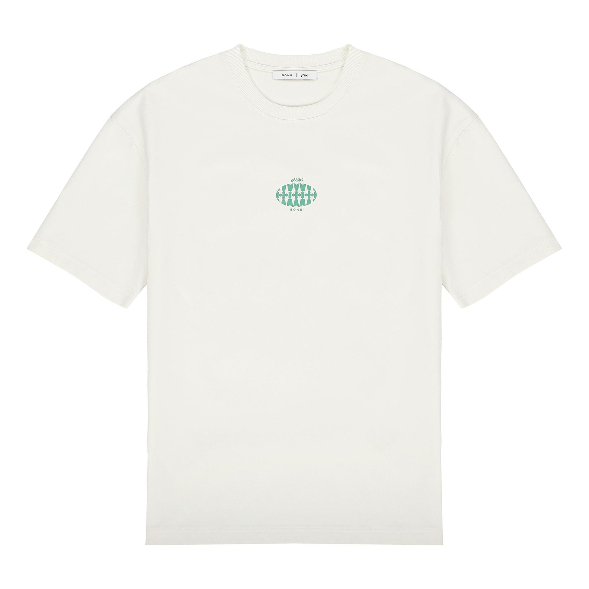 ASICS x 8ON8 Crossover Logo Sports Loose Round Neck Short Sleeve Couple Style White 2203A122-200