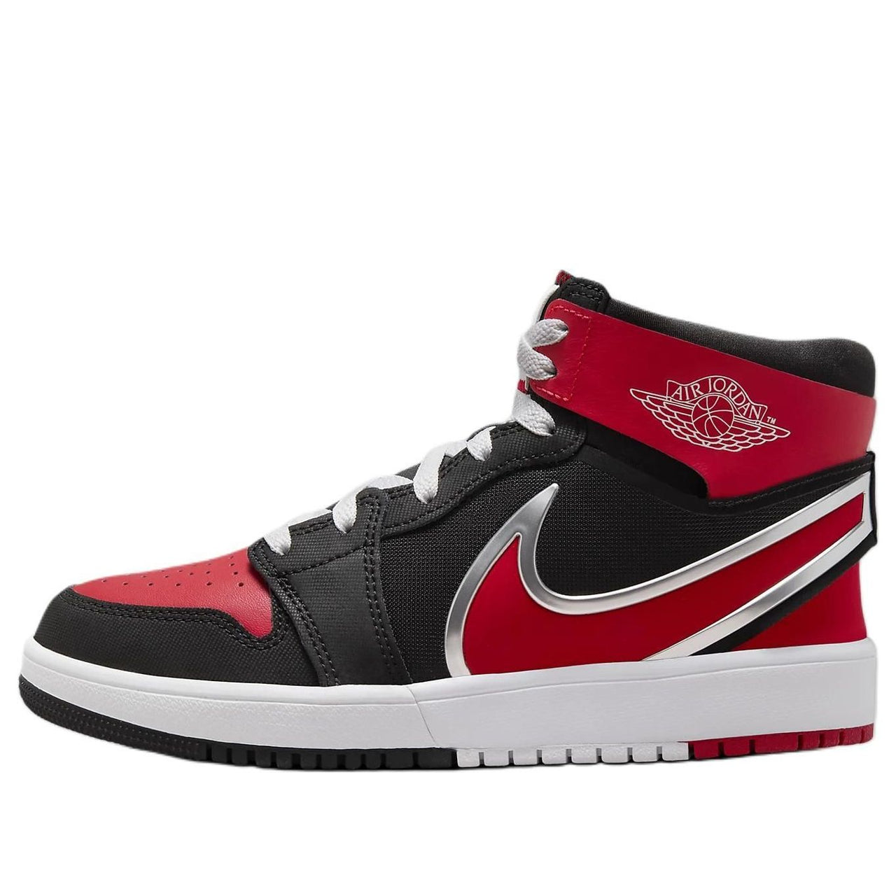 (GS) Air Jordan 1 Mid RM EasyOn 'Black White University Red' FQ1281-006