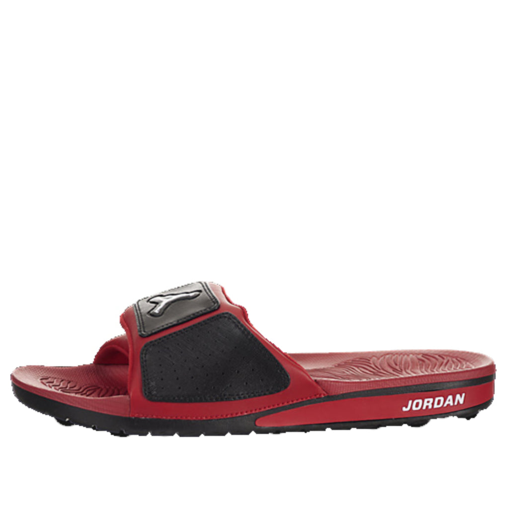 Air Jordan Hydro 3 Red Black Slippers 630754-002