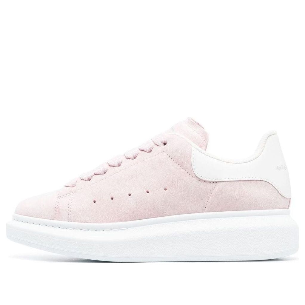 (WMNS) Alexander McQueen Suede Oversized Sneaker 'Light Pink' 650792WIA5E5738