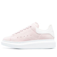 (WMNS) Alexander McQueen Suede Oversized Sneaker 'Light Pink' 650792WIA5E5738