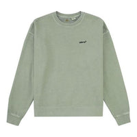 Levis Unisex Logo Bandhnu Knitting Round-Neck Sweatshirt Green A0717-0007