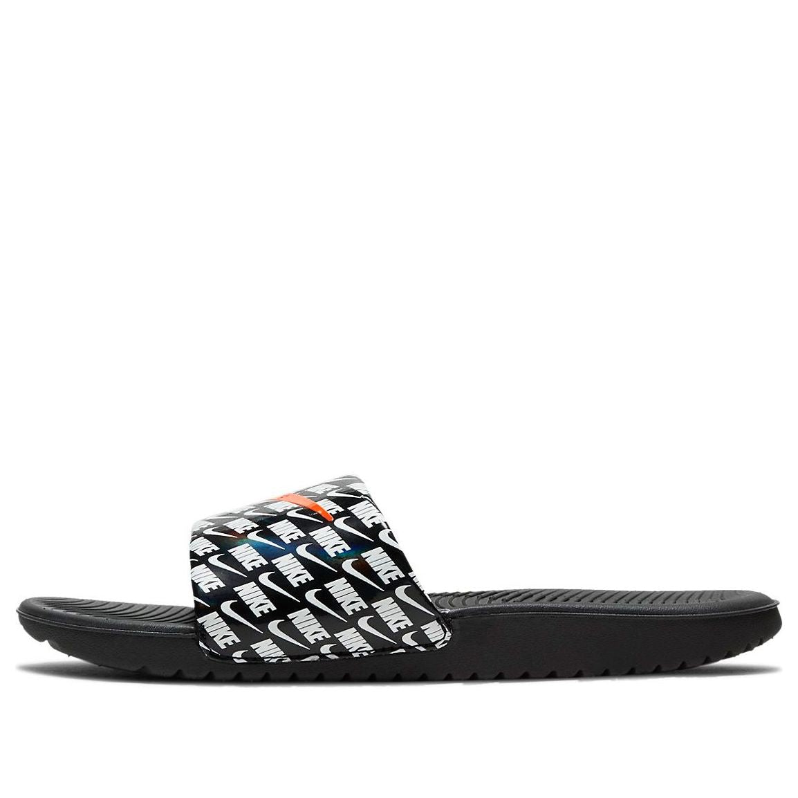 (PS) Nike Kids' Kawa Slide SE 2 Black/White/Orange CT4669-001