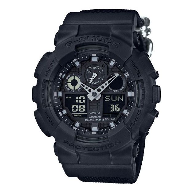 CASIO G-Shock Analog-Digital 'Black' GA-100BBN-1A