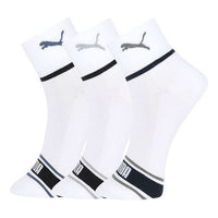 PUMA Sport Socks 3 Pack 'White Black Blue Grey' 701223917-001