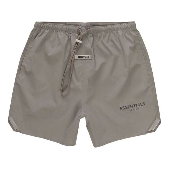 Fear of God Essentials Volley Shorts 'Cement' FOG-FW20-358