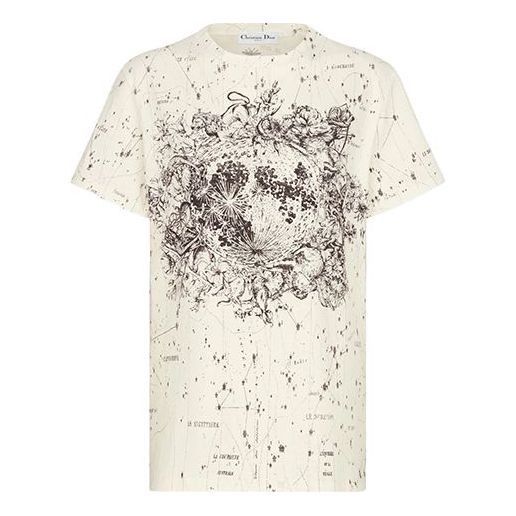 DIOR Zodiac Pattern Short Sleeve White 113T03A4474-X0200