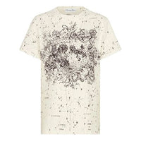 DIOR Zodiac Pattern Short Sleeve White 113T03A4474-X0200