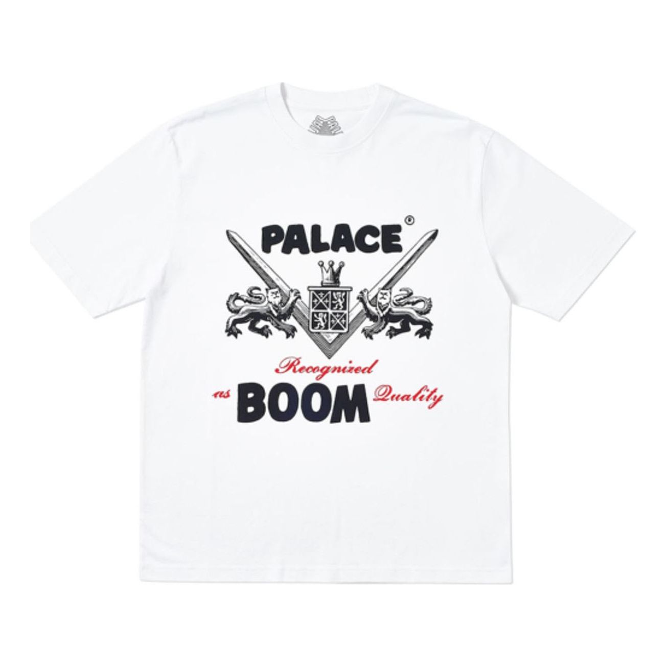 PALACE Boom Quality White Short Sleeve P18FW100