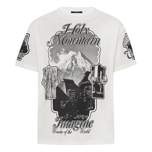LOUIS VUITTON LV Holy Mountain Personality Print For Men White 1A5DJ