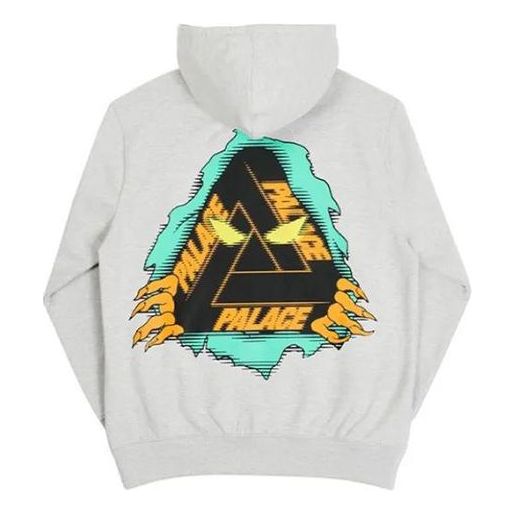 PALACE Halloween Triangle Logo Sweater Unisex Grey P19HD043