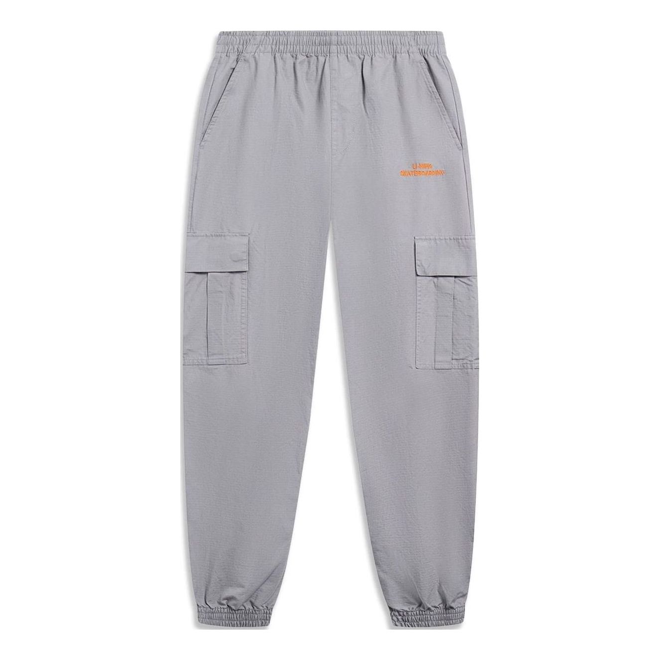 Li-Ning Skateboard Series Cargo Pants 'Grey' AKXT021-2