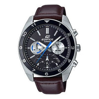 CASIO Waterproof EDIFICE Mens Brown Analog EFV-590L-1AVUPF