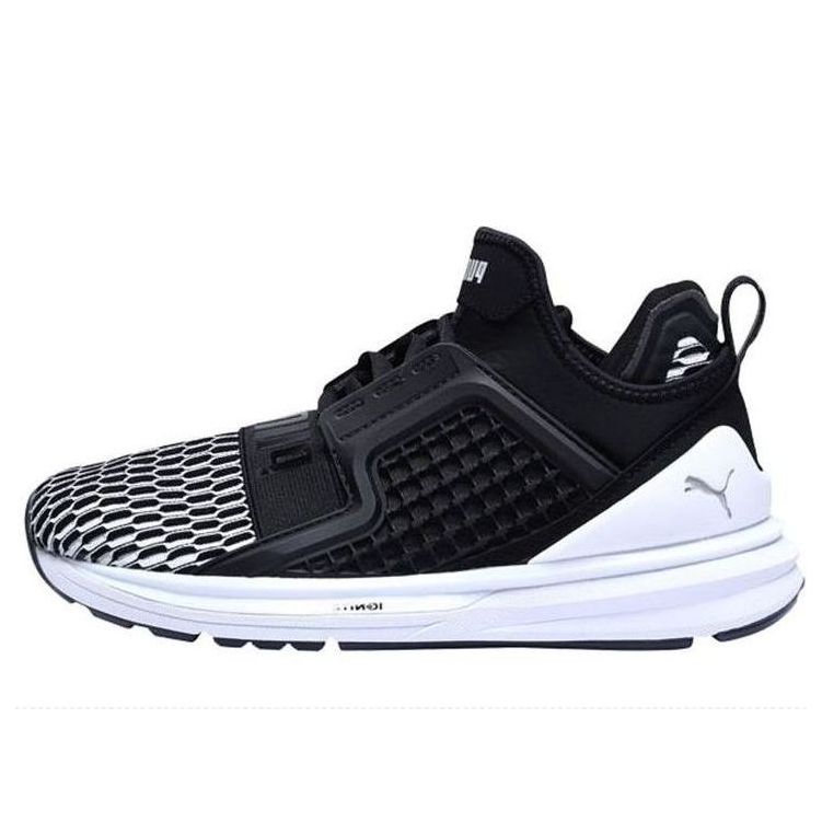 (WMNS) PUMA Ignite Shoes Black/White 189811-01