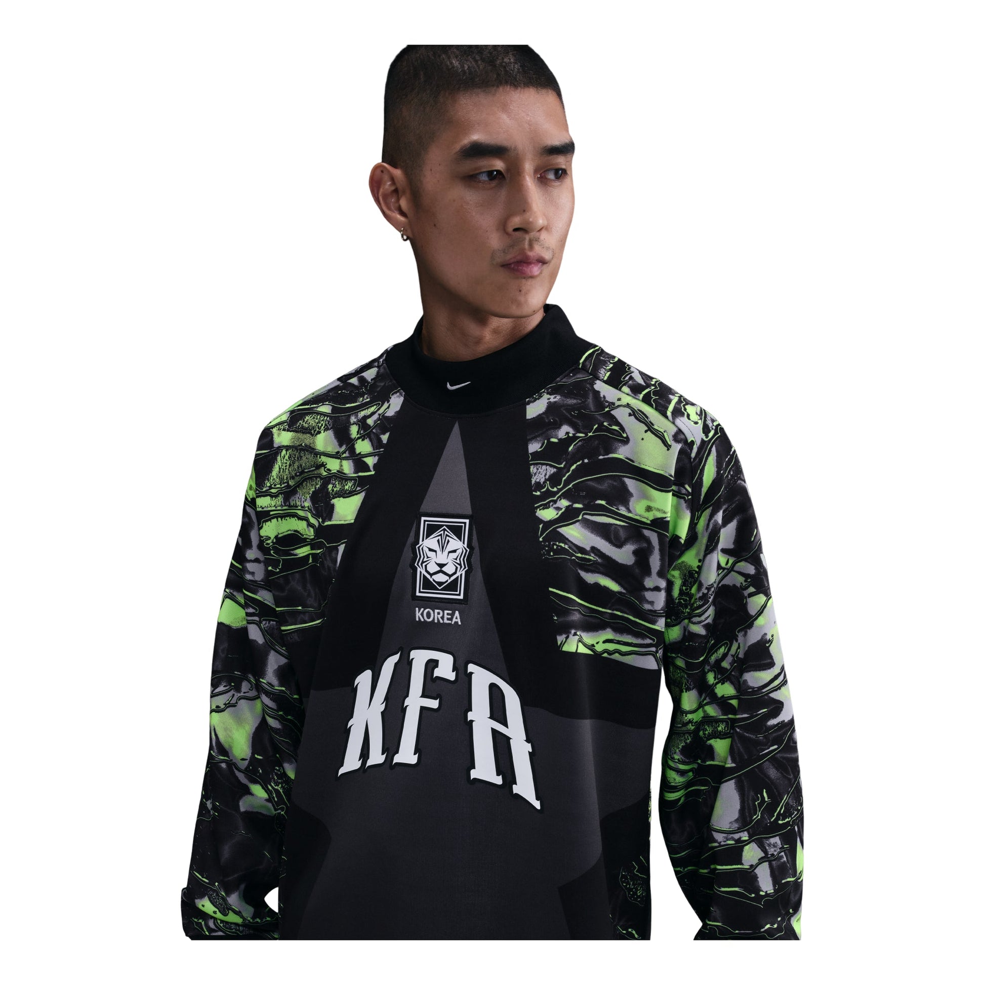 Nike Korea Goalkeeper Jersey 'Black White' IO0788-010
