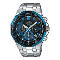 CASIO EDIFICE Stainless Steel Strap BlueBlack Watch Dial Mens BlueBlack Analog EFR-554D-1A2