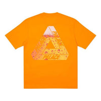 PALACE TRI-Lager Tee Triangle Logo Printing Short Sleeve Orange T-Shirt PAL-FW20-321