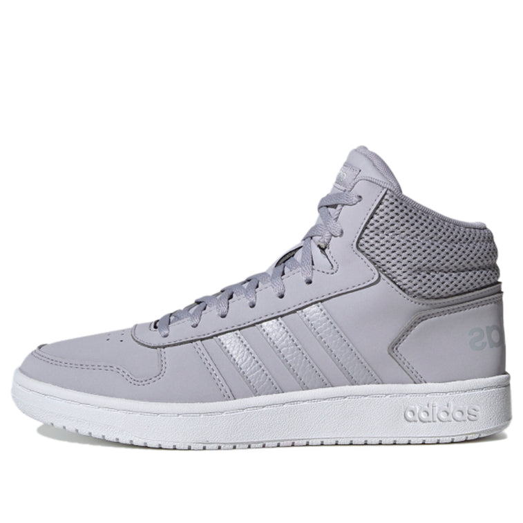 (WMNS) adidas Hoops 2.0 Mid 'Grey White' FW3504