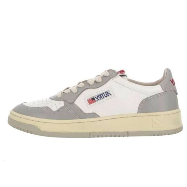 Autry Medalist Low Leather 'White Silver' AULM-CCC1