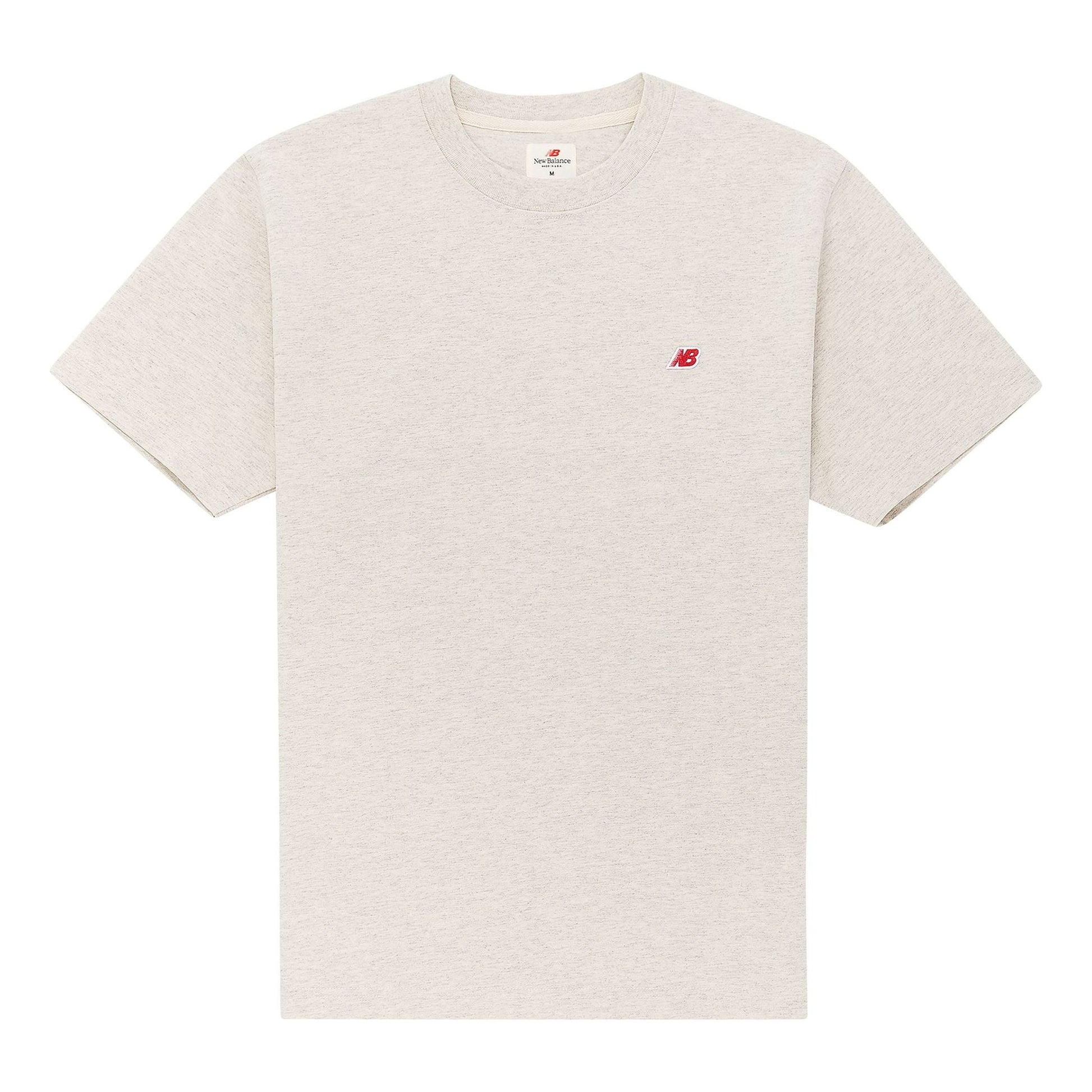 New Balance Made in USA Core T-shirt Asia Sizing 'Oatmeal Heather' MT21543-OTH