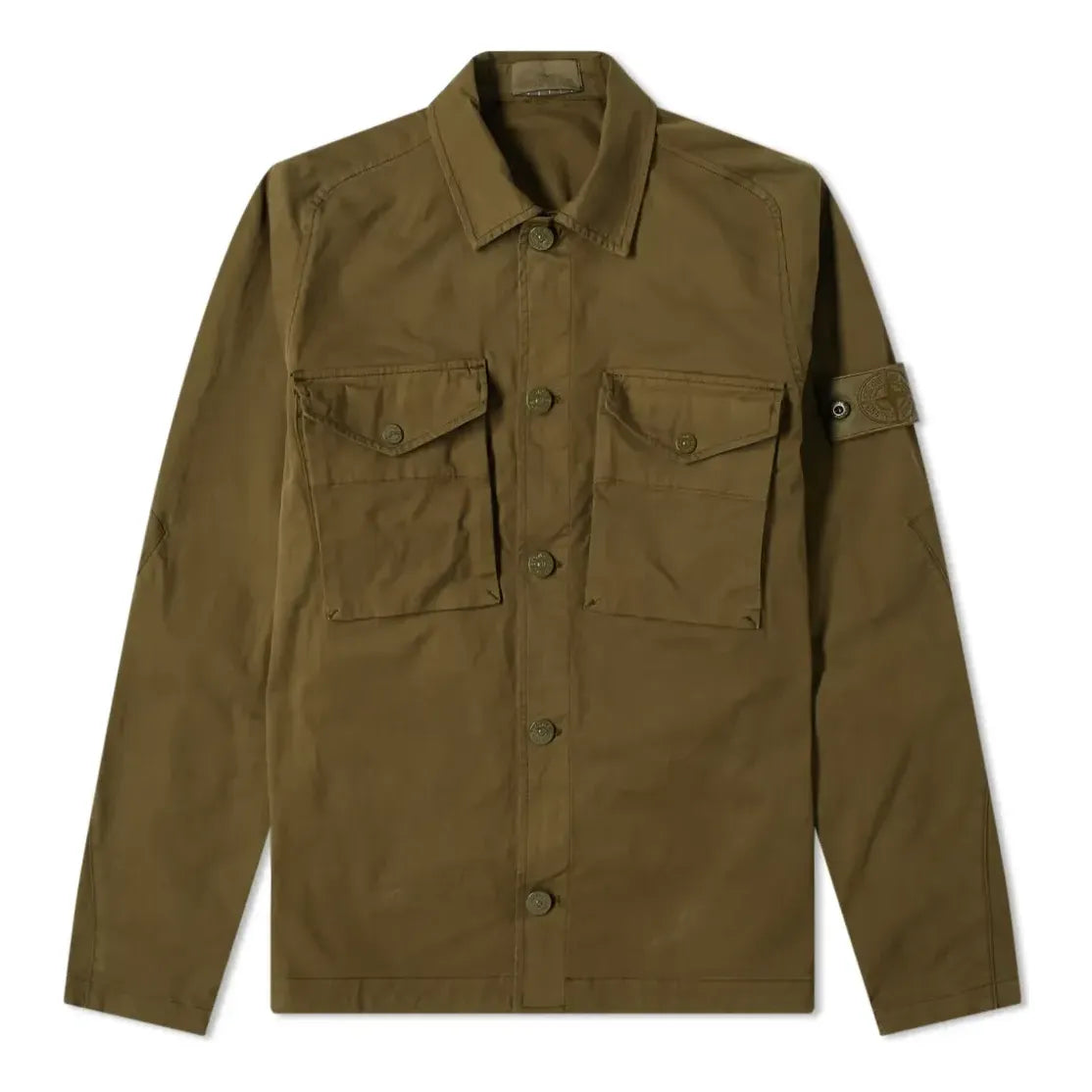 STONE ISLAND Ghost Piece Overshirt 'Military Green' 7215123F2-V0054