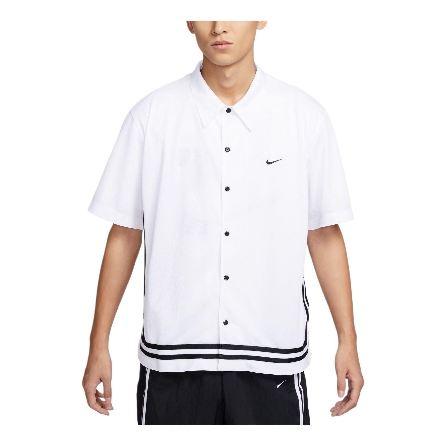 Nike DNA Crossover Dri-FIT Basketball Shirt (Asia Sizing) 'White Black' FN2876-100