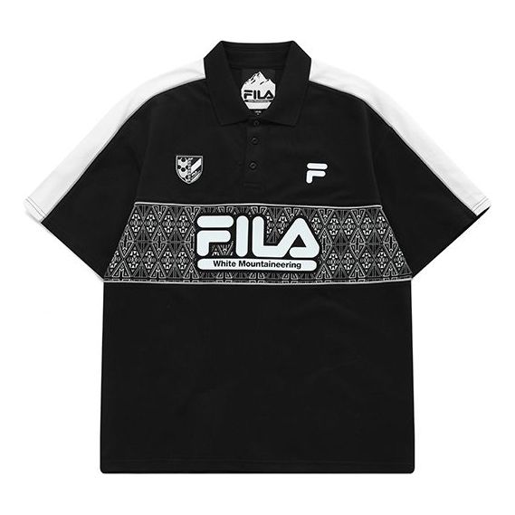 FILA FUSION x White Mountaineering LogoPolo T11M127108F-BK