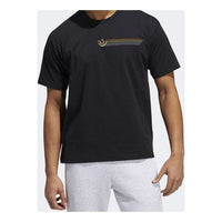 adidas originals Pride Linear Tee Multi-Color Short Sleeve Black GK8521