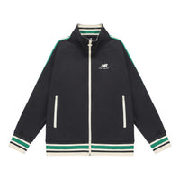 New Balance Athletics 70s Run Track Jacket Asia Sizing 'Navy White Green' AMJ23550-PHM
