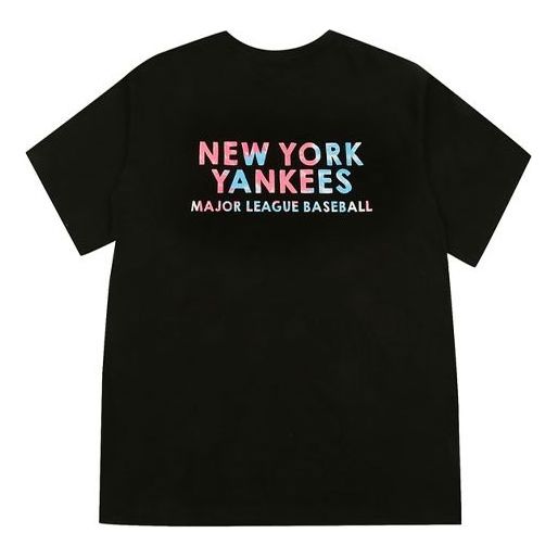 MLB New York Yankees NY Loose Short Sleeve Unisex Black 31TSB4031-50L