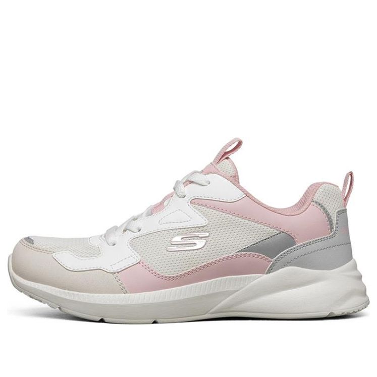 (WMNS) Skechers Ex-Pansive Sports Shoes White/Grey/Pink 8730032-WMLT