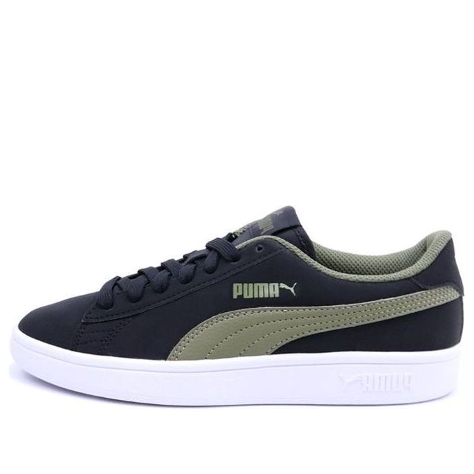 (GS) PUMA Smash v2 Buck Jr Sneakers Black/Green 365182-11