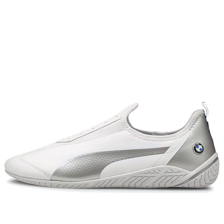 (WMNS) PUMA Bmw M Motorsport Ridge Cat Low Top Running Shoes White/Grey 306636-02