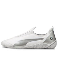 (WMNS) PUMA Bmw M Motorsport Ridge Cat Low Top Running Shoes White/Grey 306636-02